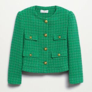 NWT Mango Tweed Jacket Sz XL